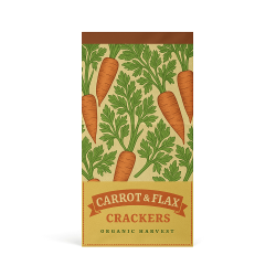Carrot & Flax Crackers