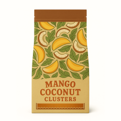 Mango Coconut Clusters